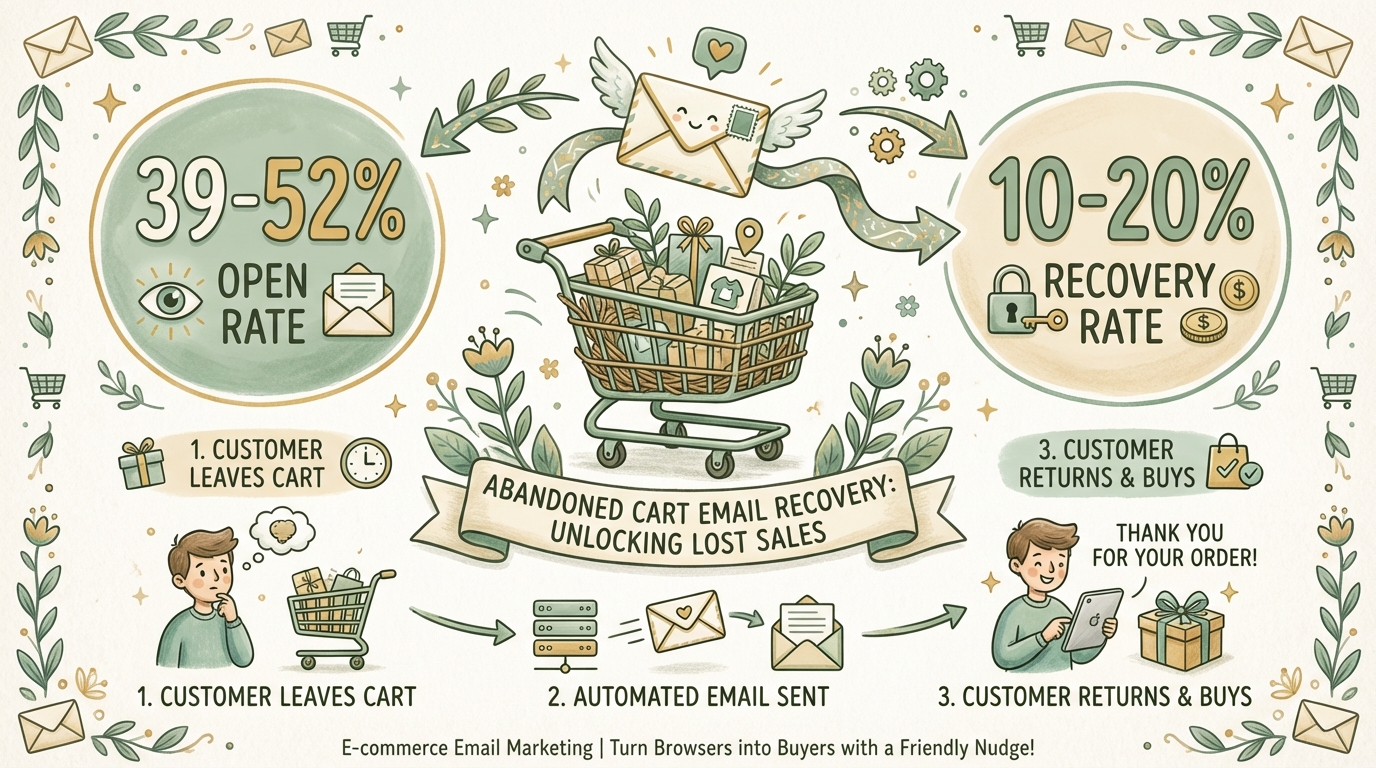 Abandoned cart email recovery strategy