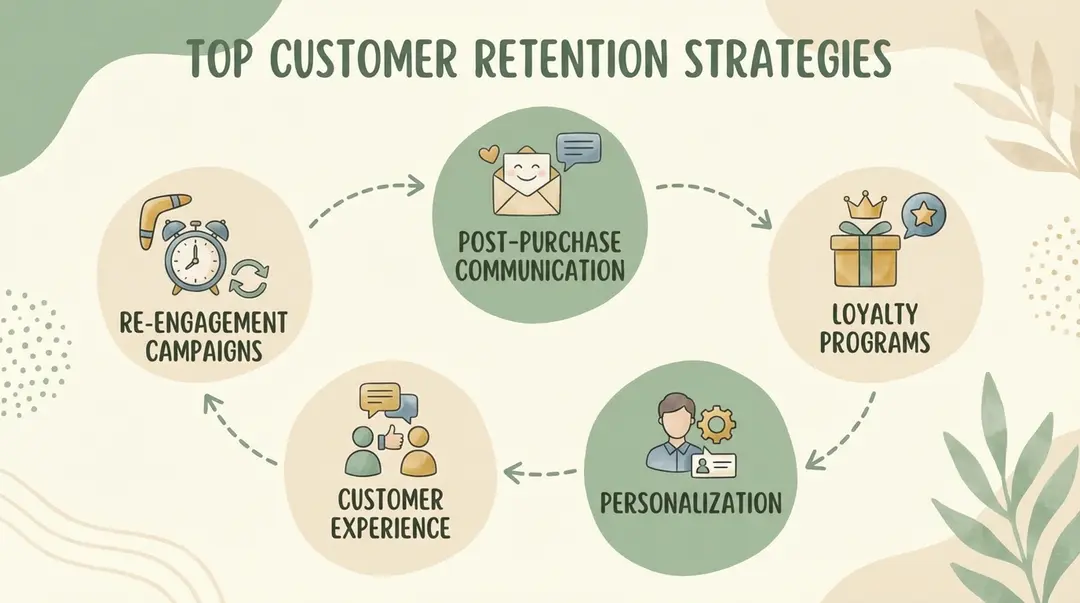 Top customer retention strategies for e-commerce