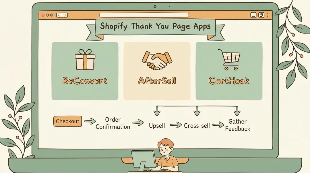 Best Shopify apps for thank you page optimization