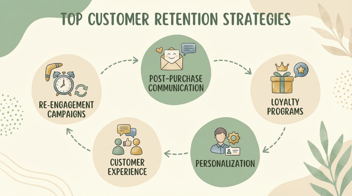 Top customer retention strategies for e-commerce