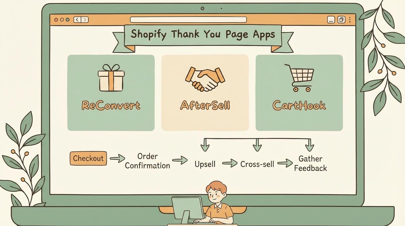 Best Shopify apps for thank you page optimization
